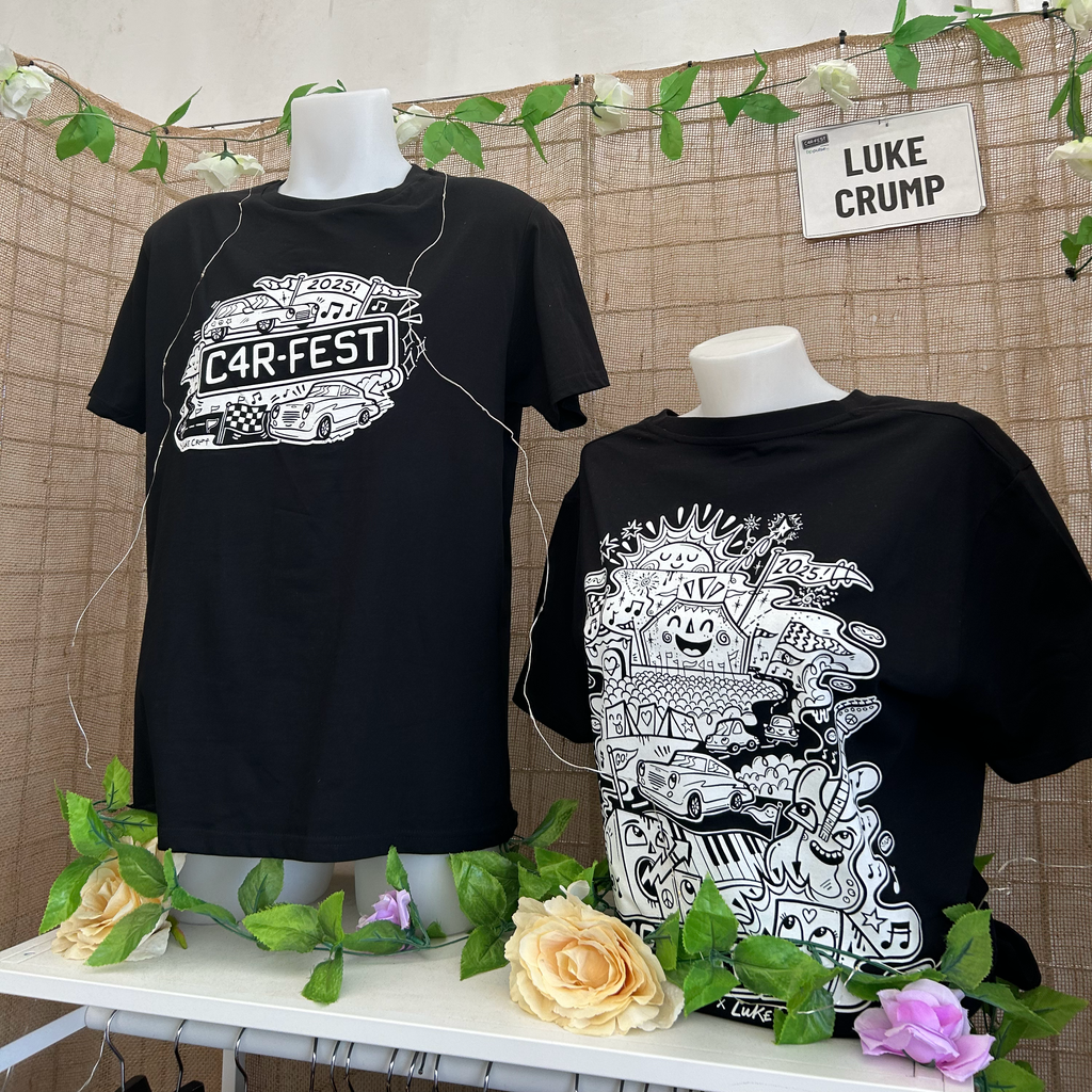 2025 Luke Crump x Carfest Black T-Shirt