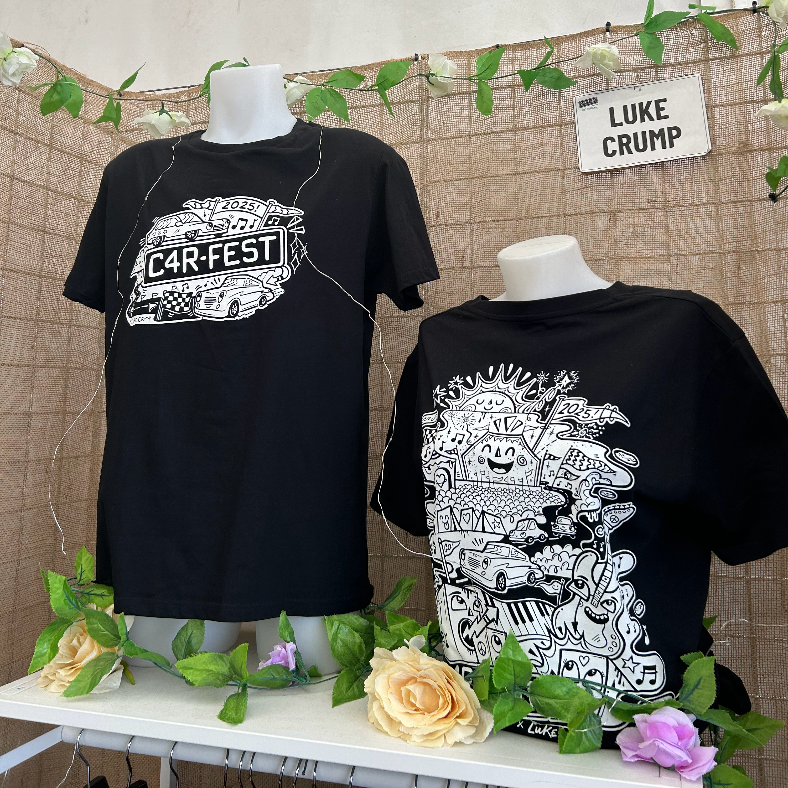 2025 Luke Crump x Carfest Black T-Shirt