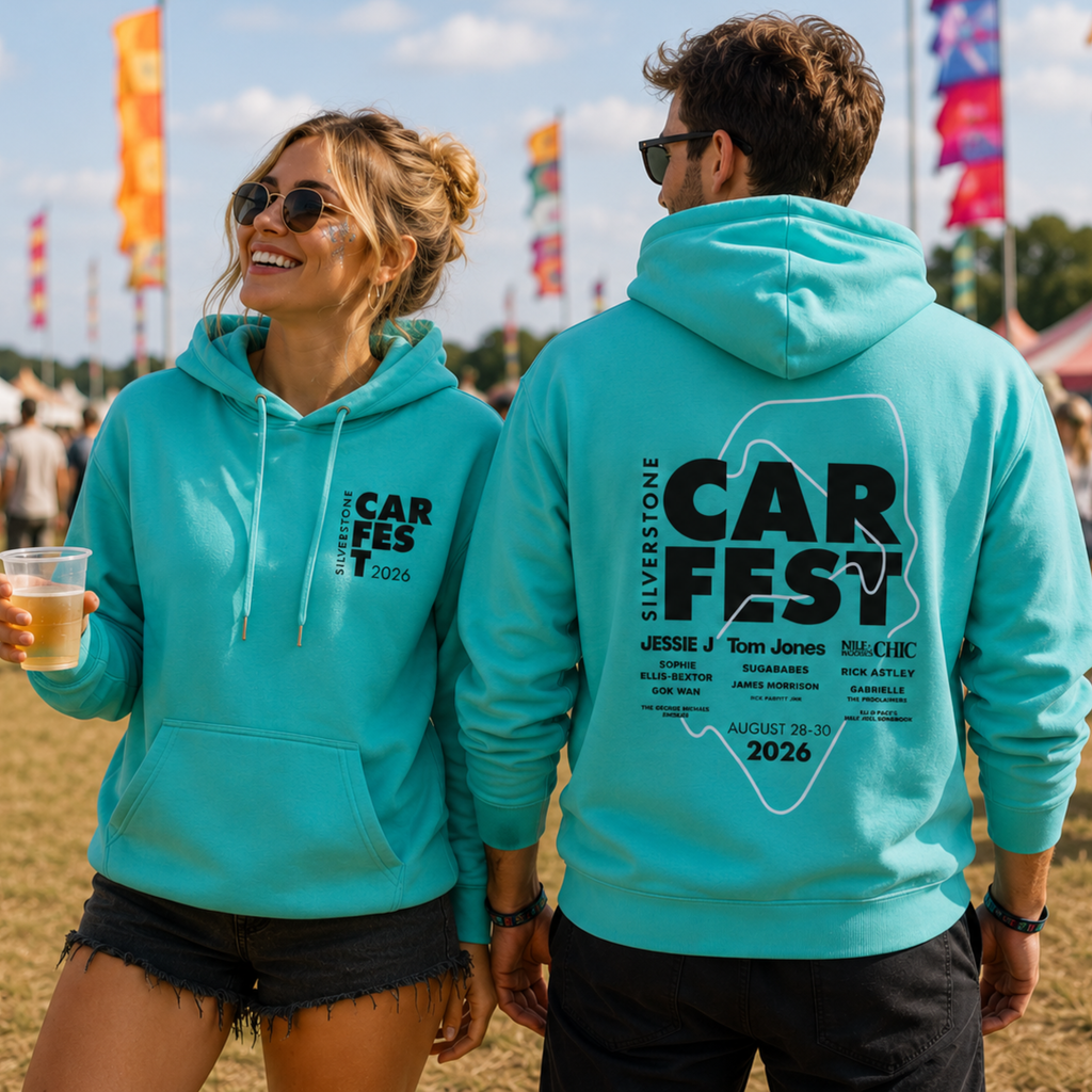 Carfest Line Up Carfest 2026 Blue Hoodie